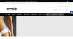 Desktop Screenshot of dermedics-me.com
