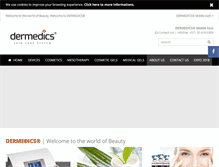 Tablet Screenshot of dermedics-me.com